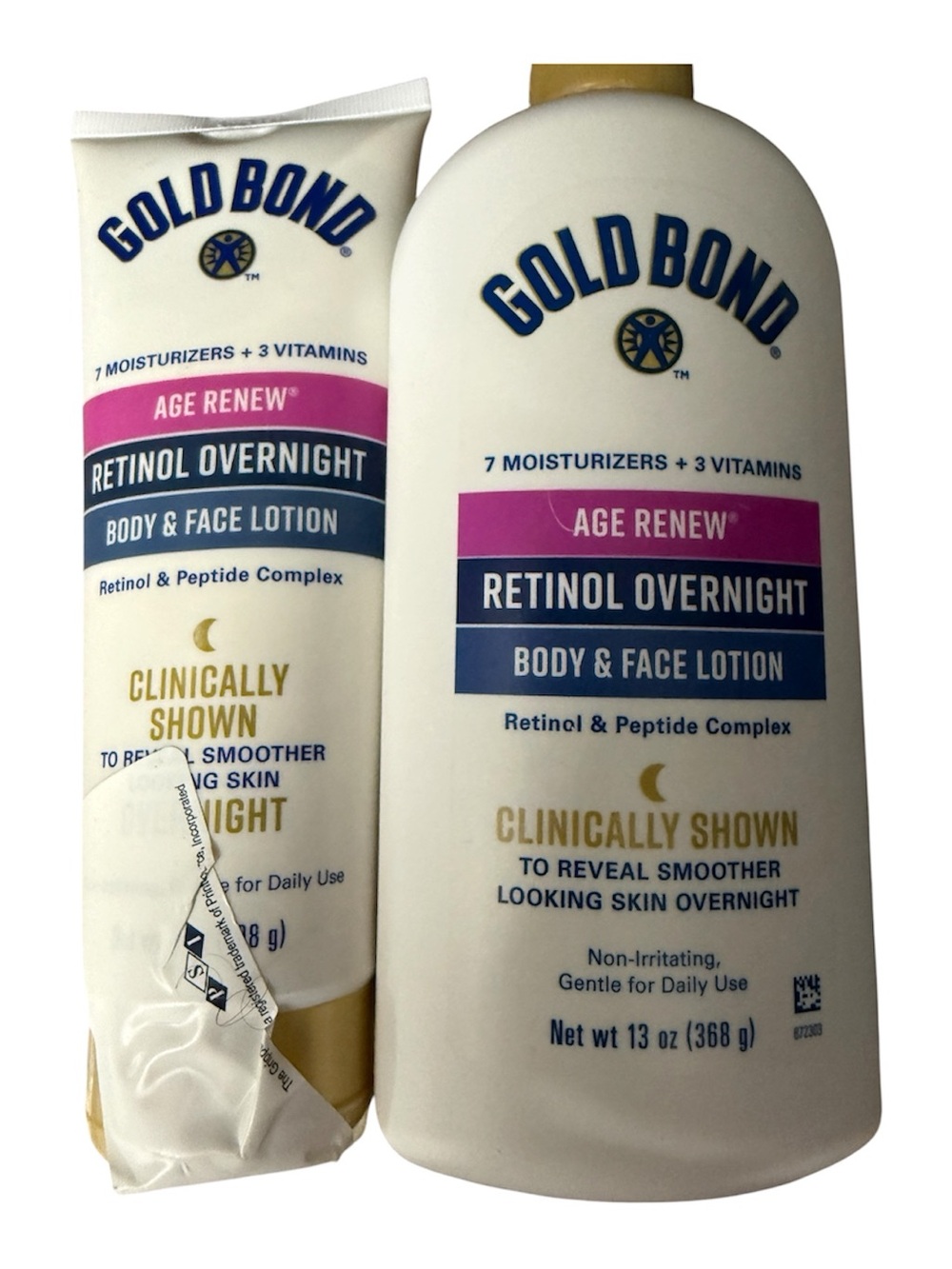 Age Renew Retinol Overnight Body & Face Lotion - White